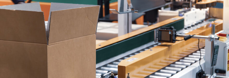 Thermal printer used for packaging in industrial environment